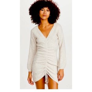 BB Dakota Made Ya Cinch Sweater Dress New